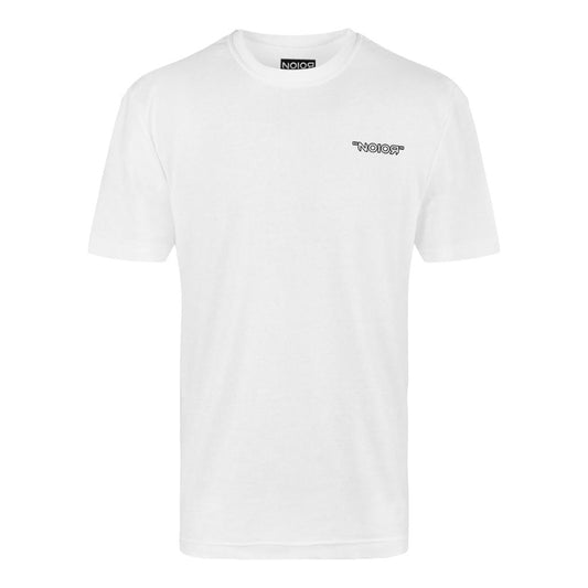 NOIOR OVERSIZED PRINT TEE WHITE